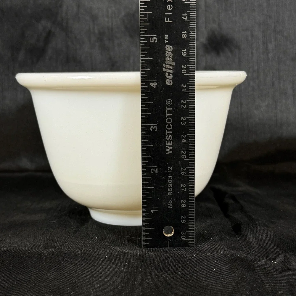 Vintage White Milk Glass Replacement Bowl 7